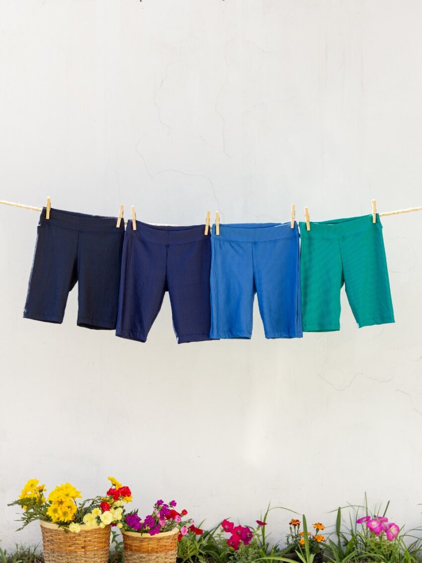 Alternative view of BIKER DE MORLEY CON LYCRA TIRO MEDIO