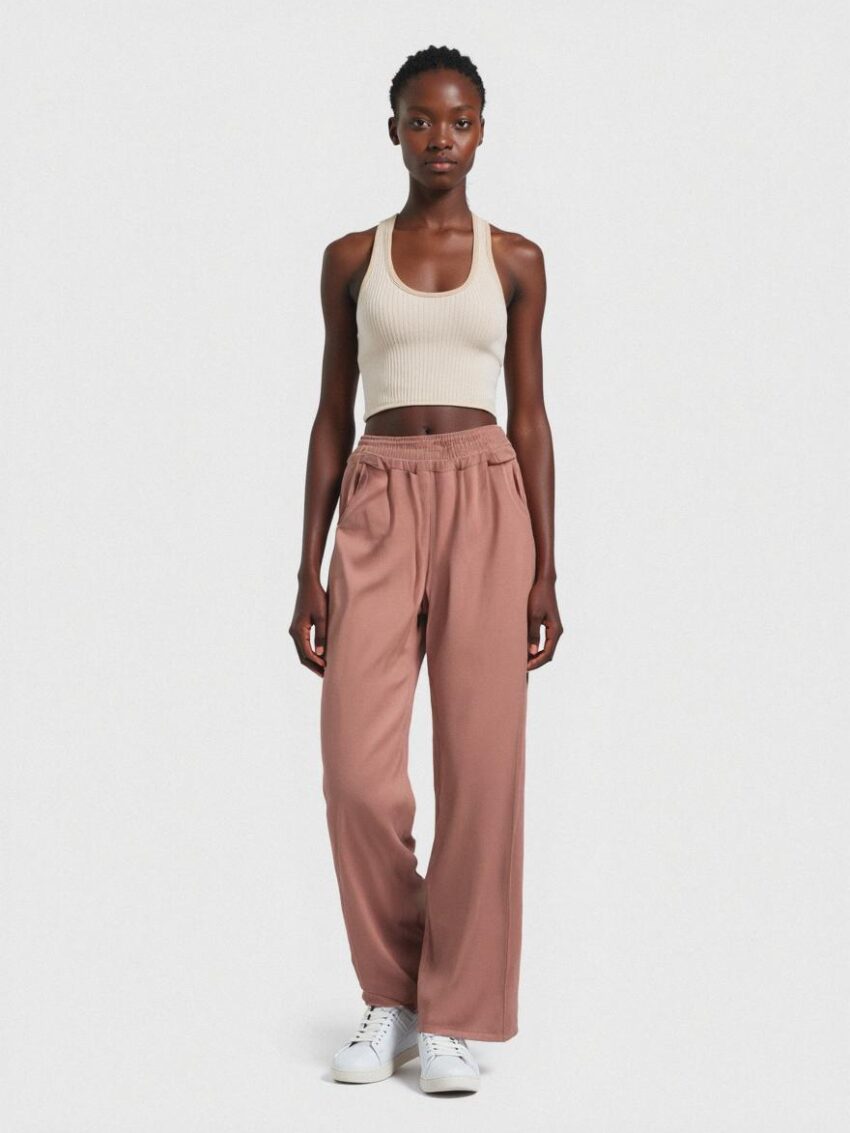 PANTALÓN DE MORLEY ROSA