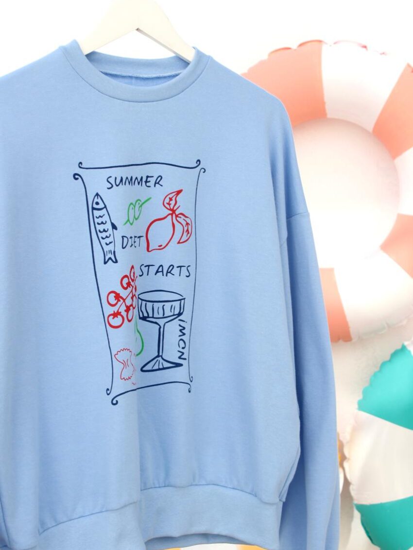 BUZO MANGIAMO CELESTE