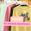 PACK DE 10 BUZOS RUSTICOS