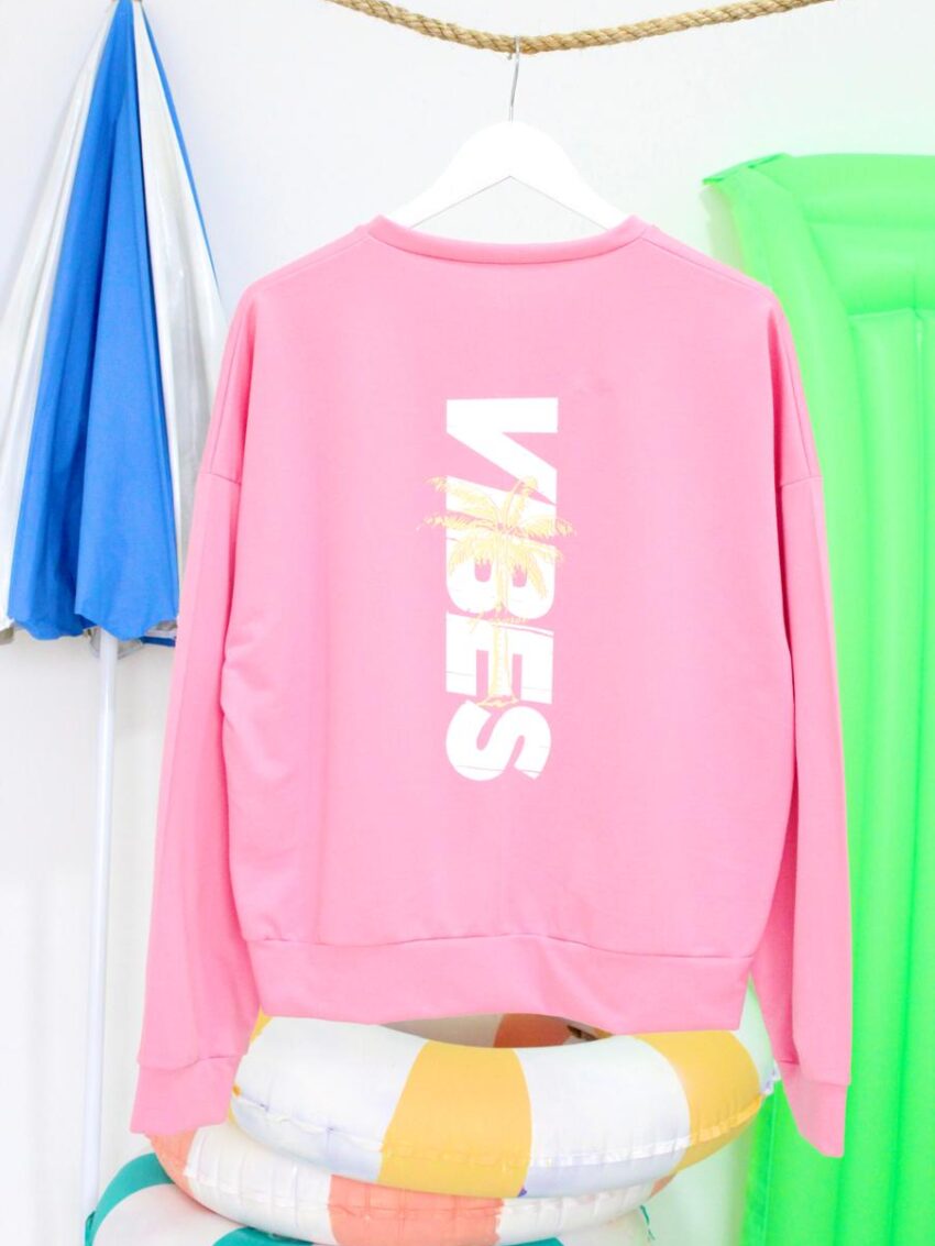 BUZO PALM ROSA CHICLE