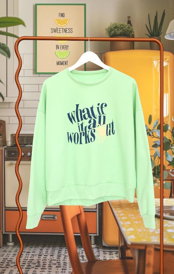 BUZO WHAT IF VERDE MOUSSE