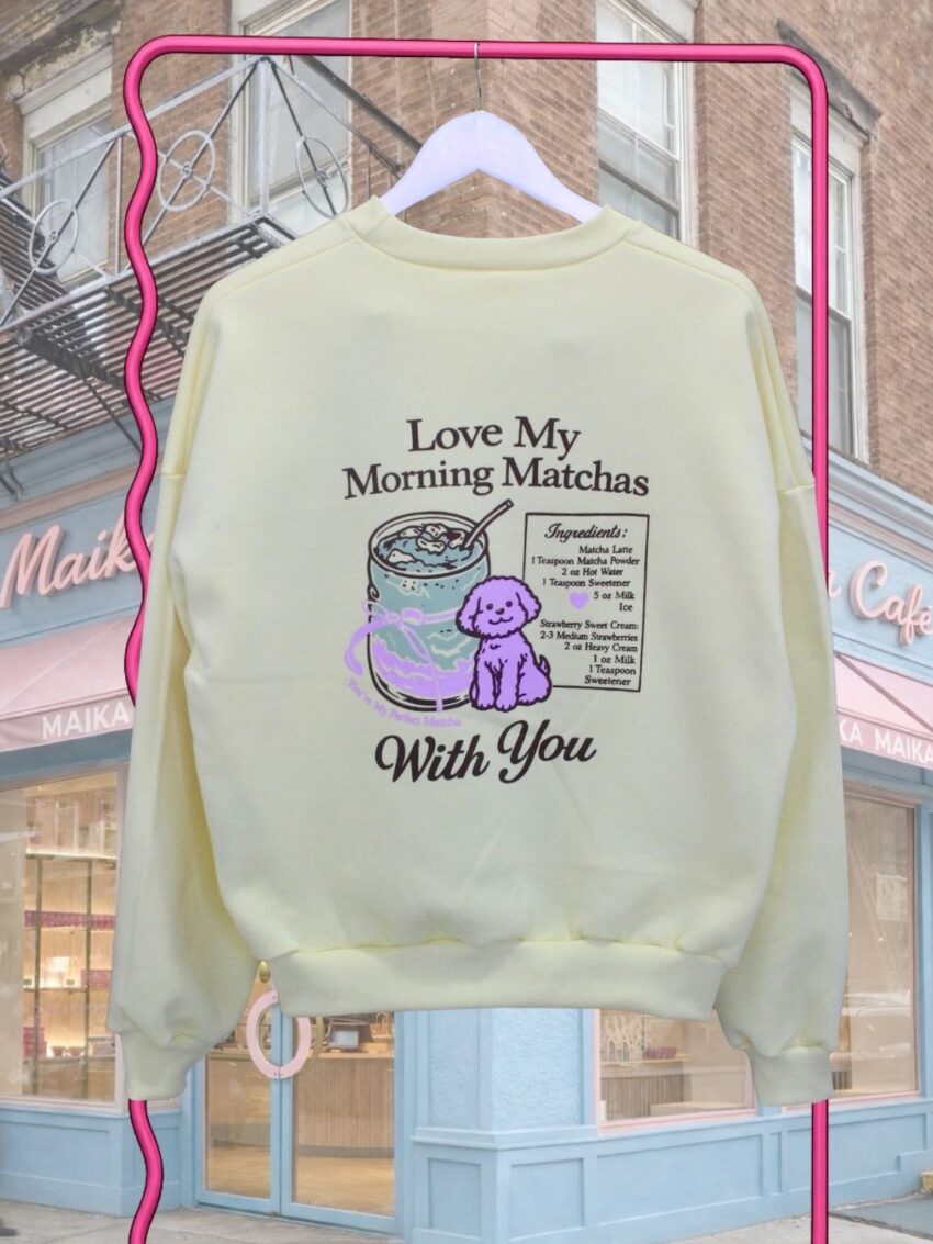 BUZO MY MATCHA AMARILLO