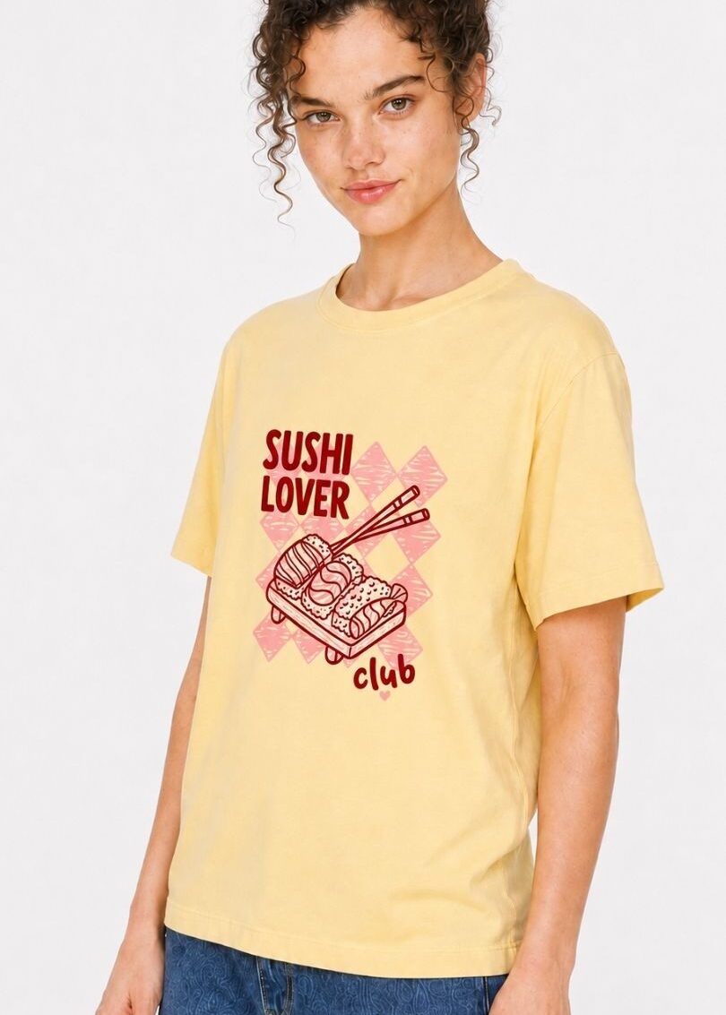 REMERA SUSHI Yellow