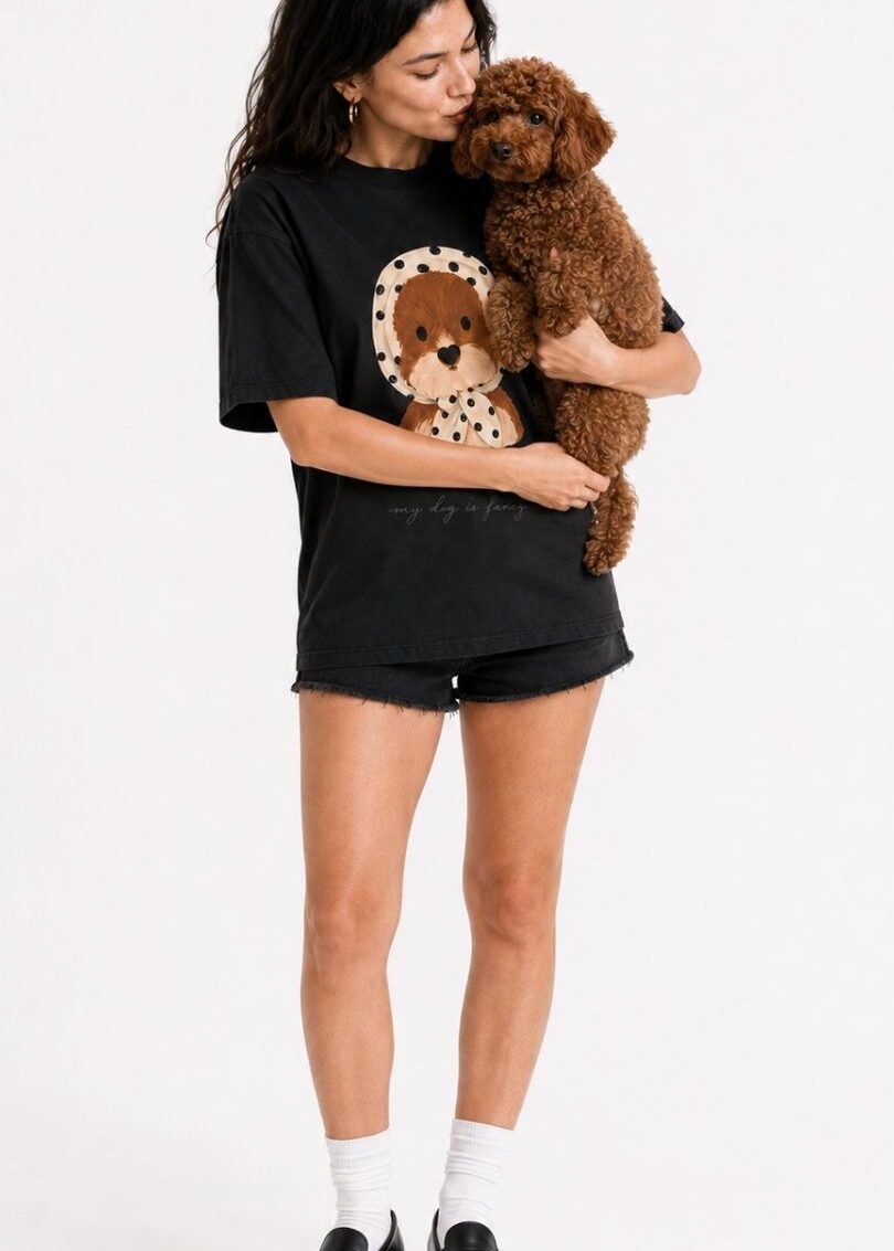 REMERA LUNARES Black