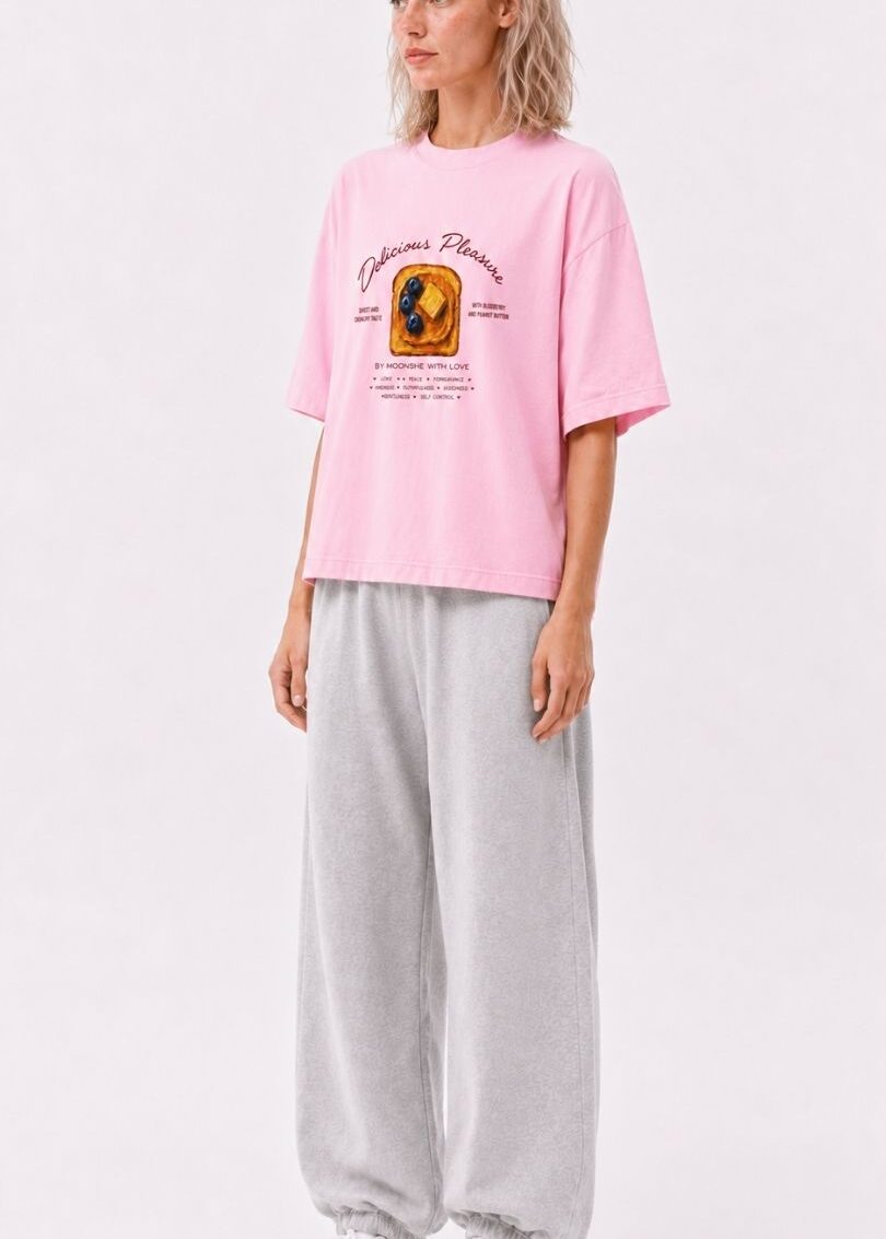 Alternative view of REMERA TOSTADA Pink