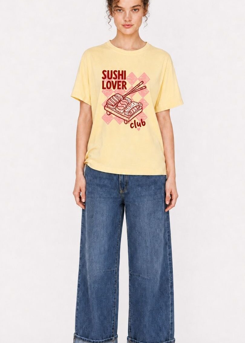 Alternative view of REMERA SUSHI Yellow