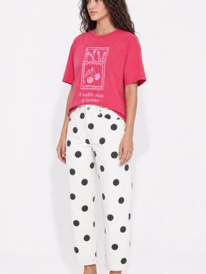 REMERA MATCH CORAL