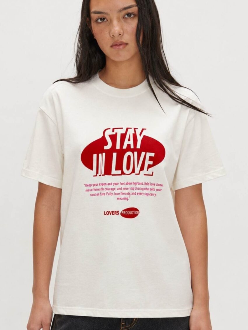 REMERA STAY WHITE