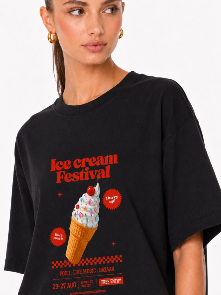 Alternative view of Remera ICE CREAM